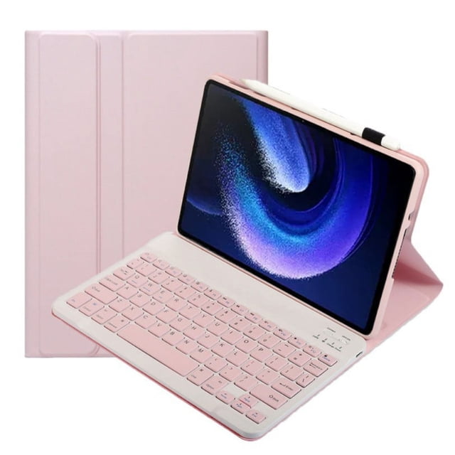 Candy Colorful Wireless Bluetooth Keyboard Case For for Xiaomi Redmi Pad SE 11 inch 2023 Tablet Detachable Magnetic Leather Case Leather-Keyboard 2