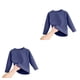 thumbnail image 1 of Qarigey Ropa interior térmica Camisetas gruesas superiores Ropa de dormir amigable con la piel Ropa para el hogar Azul 120, Altura 110-120cm 2Conjunto, 1 of 6