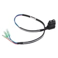thumbnail image 4 of 87-18286A43, 1.3x0.7x1.2in Power Trim Switch Plug And Play Tilt Switch Plastic Black  For Outboard Remote Control Box, 4 of 8