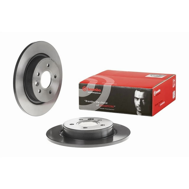 Brembo Brake Rotor 08997511C02 Solid; One Piece Design; Wheel Bolt Pattern 5 x 107.95 Millimeter; 160 Millimeter Hat Inside Diameter; 63.5 Millimeter Hub Diameter; Gray Cast Iron; Single