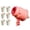 Red10, variant on 2026 Air Cannon Toy, Durable Plastic Handheld Air Blaster, Safe Air Powered Shooting Toy for Indoor Outdoor Yard Games Party Activities （Red）