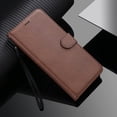 thumbnail image 3 of Retro Solid Color Wallet Case for Samsung Galaxy A23 4G (Not 5G), Business Fashion PU Leather w/Kickstand with Card Holder Flip Phone Cover for Samsung Galaxy A23 4G CS Brown, 3 of 14
