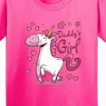 thumbnail image 4 of Inktastic Daddy's Girl Unicorn Youth T-Shirt, 4 of 5