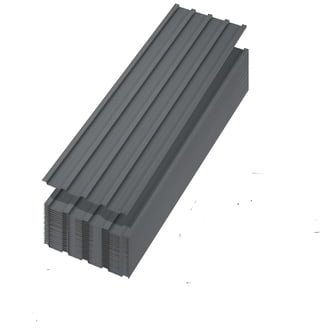 Sunsky 5V 26.22 In. X 6 Ft. Clear Polycarbonate Roof Panel