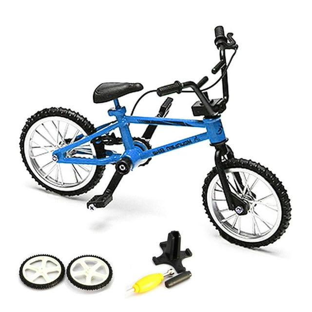 Mini Vélo Miniature pour Doigts, Jouet Modèle, Bicyclette BMX en Alliage Métallique avec Freins de Simulation Réalistes, Vélo de Course Miniature de Collection pour Enfants et Amateurs, Idée-Cadeau