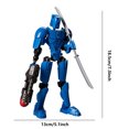 thumbnail image 3 of Action Figure, Combat Robot 13 Joint Movable Action Figuretoy, Mechanical Heavenly Weapon Versatile Shaped Doll, Perfect for Collectors and Desktop Decor, 3 of 7