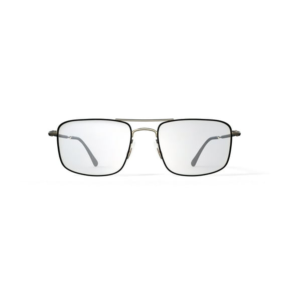 Ray-Ban Women's 0RX6434 Prescription Eyeglasses with Case, Black On Gold