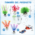 thumbnail image 2 of Set de Plantas Artificiales Decorativas Acuario Simulación Medusas Lab.G,Multicolor, 2 of 5