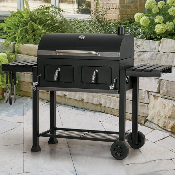 Sophia & William 34-inch BBQ Charcoal Grill Outdoor Portable Barbecue ...