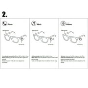 Smart Glasses,Remote Camera &Bluetooth Call & Music Sunglasses Headset Headphone