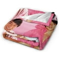 thumbnail image 3 of Jackie Chan Blanket Soft Warm Fleece Blanket for Sofa Office Car Camping Yoga Travel Throw Blankets 60"X50", 3 of 6