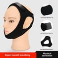 thumbnail image 1 of Xie Rui Anti-Snoring Chin Strap - Export Quality Sleep Corrector with Universal Fit for Stopping Snoring, Preventing Sleep Talking & Facial Shape Correction - Comfortable Daily Use Jaw Support Band, 1 of 6