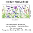 thumbnail image 3 of Leutsin Lavender Butterfly Plant Flower Wall Sticker Window Decoration Wall Sticker, 3 of 9