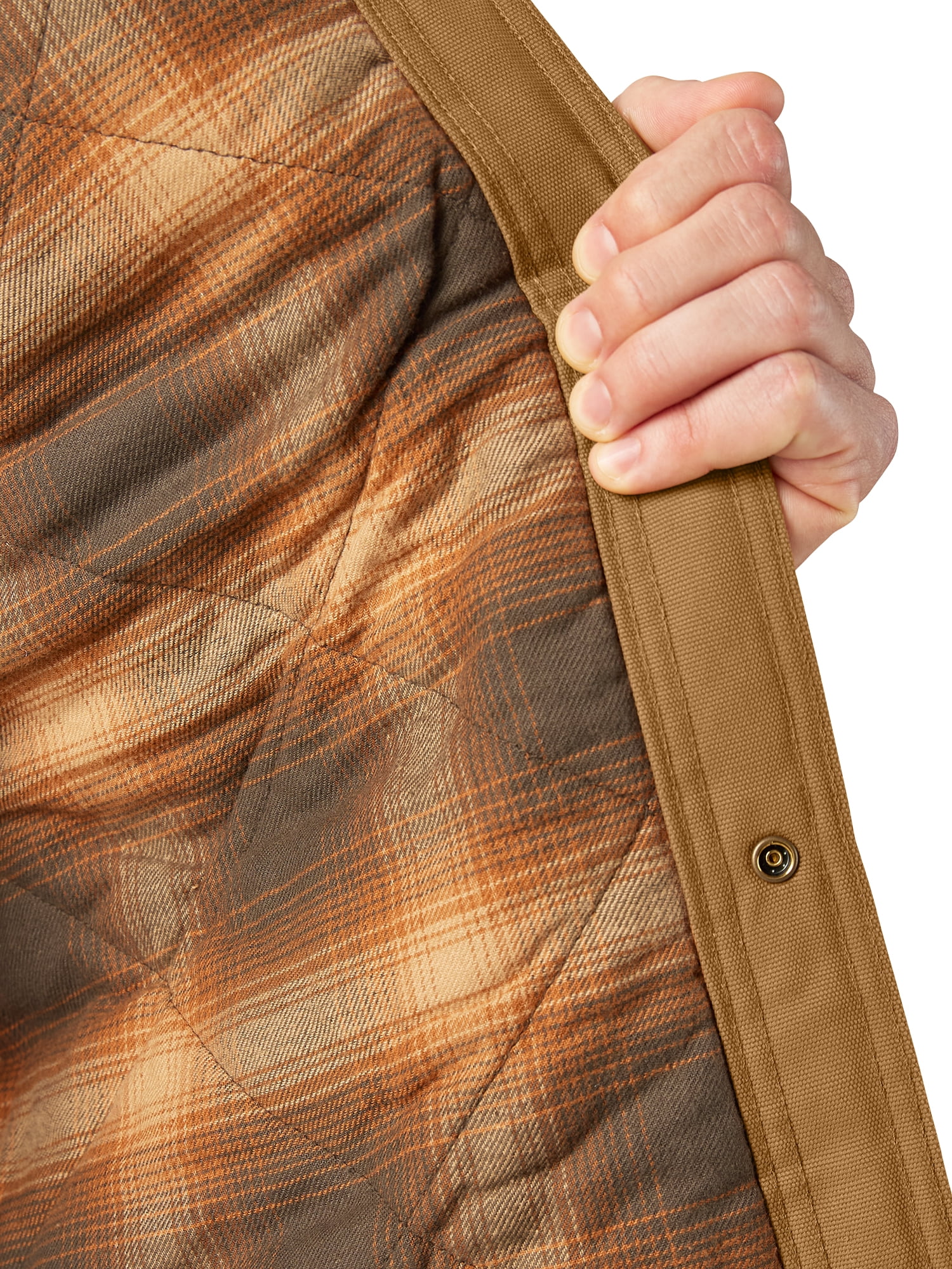 Genuine Dickies Men's Canvas Quilted Shirt Jacket