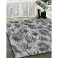 thumbnail image 3 of Ahgly Company Machine Washable Indoor Rectangle Transitional Gray Cloud Gray Area Rugs, 8' x 12', 3 of 7