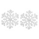 thumbnail image 5 of Árbol de Navidad con copo de nieve, colgante decorativo de acrílico, decoración para árbol de Navidad. Estilo F, 5 of 9