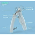 thumbnail image 3 of Pet Nail Clipper with LED Lights Pet Nail Trimmer with Nail File Professional Dog Nail Grinder for Dogs & Cats, 3 of 6