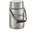 thumbnail image 1 of THERMOS Pot Alimentaire en Acier Inoxydable King à Isolation sous Vide avec 2 Inserts de Contenant de Rangement, 47 Onces, Acier Inoxydable Mat, 1 of 7