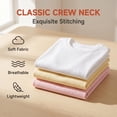 thumbnail image 4 of CALLINOX Girls T Shirts Toddler Kids 3 Pack Cotton Crew Neck Short Sleeve clothes, Sizes 2T-12, 4 of 7