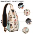 thumbnail image 2 of Sling Bag Mushroom Hiking Sling Backpack Travel Bag Hiking Bag for Men Women, 2 of 6