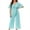Light green, variant on Summer V-neck Womens Wide Leg Jumpsuits Short Sleeve Tie Knot Front Long Romper
