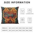 thumbnail image 5 of Nawypu  Southwestern Style Pillow Covers Geometric Kilim Moroccan Persian Pillow Sham Japanese Asian Style Pillows Nursery Decor Modern Linen Sofa Pillow Cover for Sofa Chair Car, 5 of 5