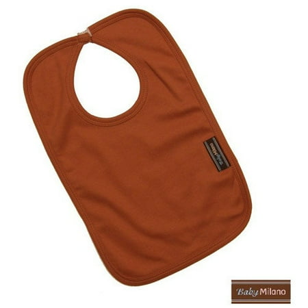 Baby Milano Bib in Burnt Orange