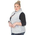 thumbnail image 2 of White Mark Women's Sherpa Outerwear Vest, 2 of 6