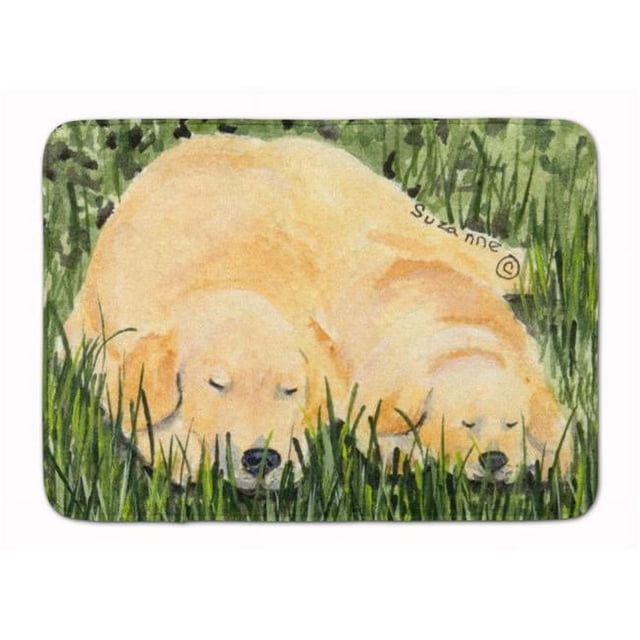 Carolines Treasures SS8838RUG Golden Retriever Machine Washable Memory Foam Mat