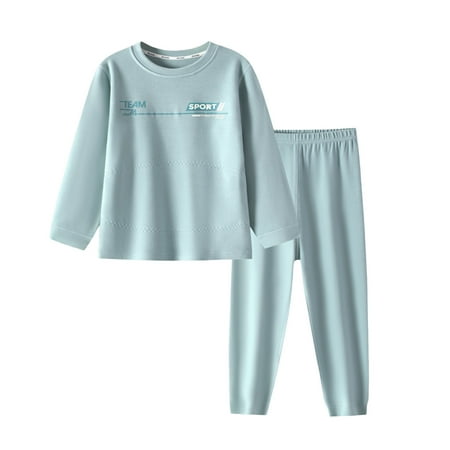 

Toddler 2 Piece Outfits Boys 5T Toddler Girls Boys Baby Soft Pajamas Toddler Cartoon Prints Long Sleeves Kid Sleepwear Top Pants Sets Outfits Tracksuits Clothes 4-Green 7-8 Years