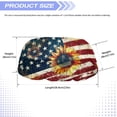 thumbnail image 7 of Jeiento USA Flag Winch Cover Sunflower Dust-Proof Winch Protection Cover Compatible with Most 8500-17500 Lbs Electric Winches Accessories, 7 of 7