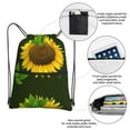thumbnail image 3 of Naloa Sunflower3 Drawstring Backpack String Bag Cinch Water Resistant for Gym Shopping Sport Yoga, 3 of 6