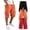Black, Orange, Burgundy, variant on Men‘s 3-Pack High Waisted Cargo Shorts | 4-Way Stretch Bermuda with Drawstring Lightweight Breathable Multi-Pocket Work for Men, Summer Casual Athletic Relaxed Fit