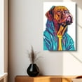 thumbnail image 4 of Doguede Bordeaux Dog Wall Art Cute Animal Decor for Kid's Bedroom, Home Office Conversational Piece, Bathroom Decor, Gifts for Dog & Beach Lover, Baby Shower, Birthday, Hang Ready, 4 of 6