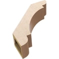 thumbnail image 6 of Ekena Millwork 5"W x 18"D x 18"H Olympic Rough Cedar Woodgrain TimberThane Knee Brace, Primed, 6 of 6