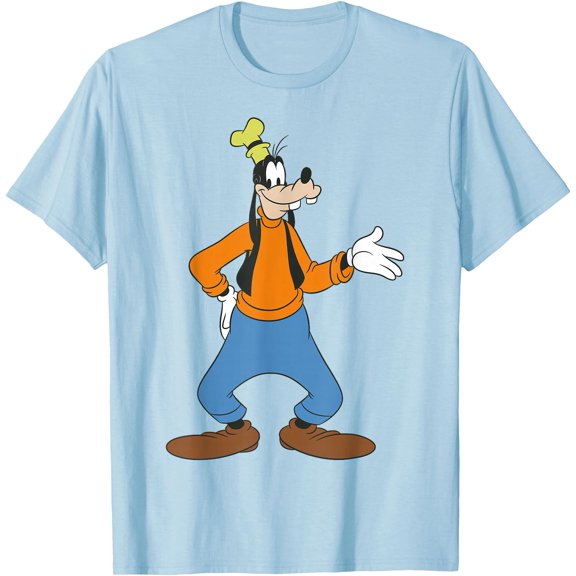 Goofy Traditional Portrait DTG Print Unisex T-Shirt