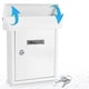 thumbnail image 1 of Buzón de Pared a Prueba de Intemperie con Cerradura Serenelife, Acero Galvanizado, Tapa Metálica para Cartas, Periódicos y Dinero, Buzón para Exterior, Oficina, Casa y Negocios, 1 of 7