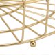thumbnail image 2 of 2 Tier Fruit Basket Iron Round Golden Nordic Household Snack Storage Tray for Party Desktop Kitchen, 2 of 4