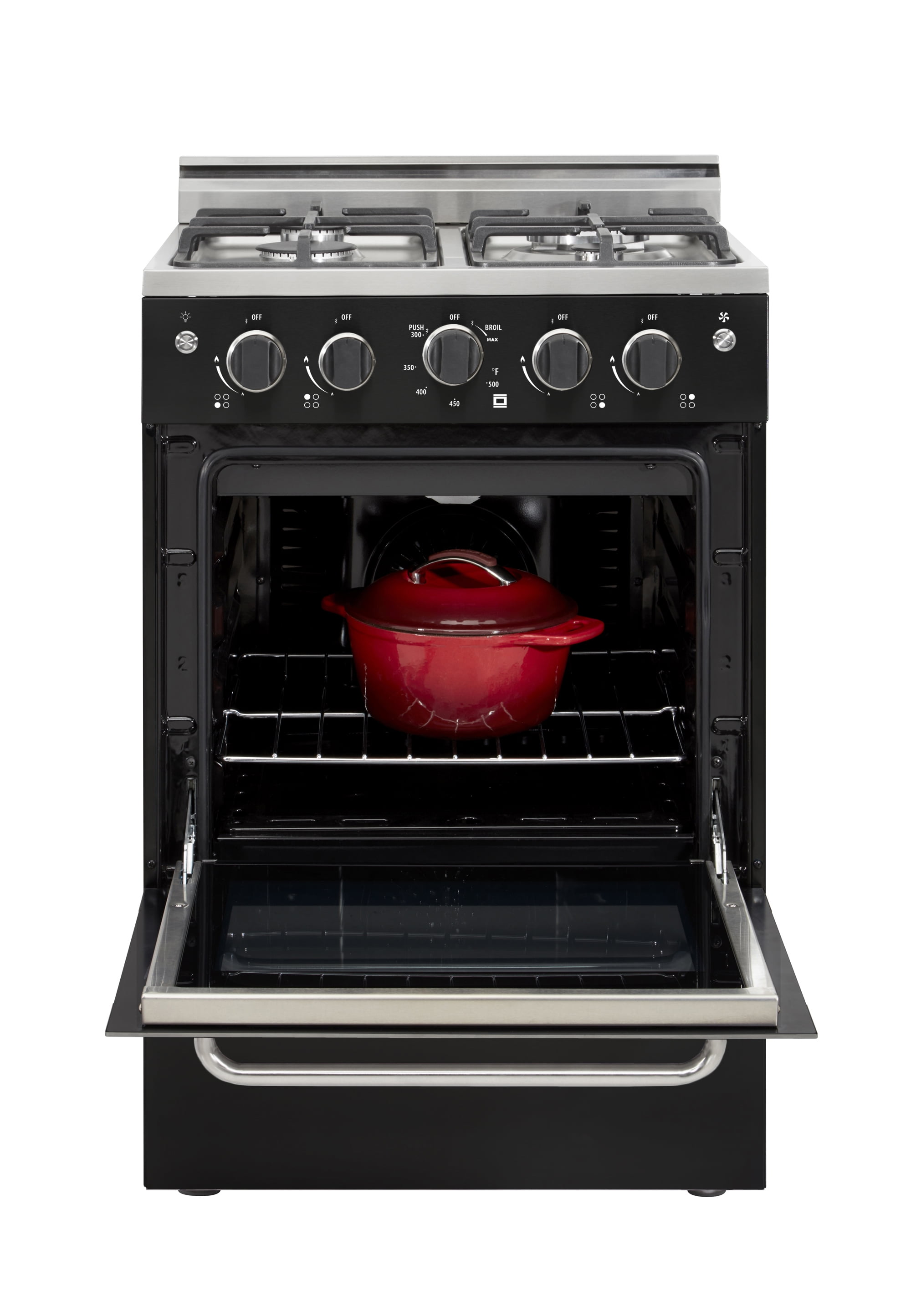 Unique Appliances Ugp-24V Pc1 Prestige 24" Wide 2.3 Cu. Ft. Free Standing Gas Range -