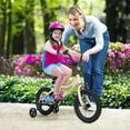 thumbnail image 2 of OLAKIDS Vélo pour Enfants, Vélo pour Tout-Petits de 12 14 16 18 Po avec Roues Stabilisatrices, Sonnette de Sécurité, Selle et Guidon Ajustables, Frein à Main et Frein à Rétropédalage, Bicyclette pour Garçons et Filles, 2 of 9