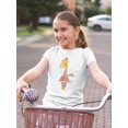 thumbnail image 2 of Giraffe With Clothes T-Shirt Juniors -Image by Shutterstock,  Small, 2 of 4