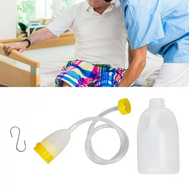 Men's Urinal Bottle Travel Lightweight 1700ml Design for Campers Deodorized Pee Container Unisex Easy Installation Outdoor Adventure