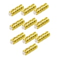 thumbnail image 2 of 10pcs Embroidery Thread 200 Yards per Spool Shiny Multipurpose Sewing Thread for Gold, 2 of 8