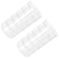 thumbnail image 4 of 2Pack Jewelry Storage Organizer Round Clear Plastic Box For Home Use, 4 of 9