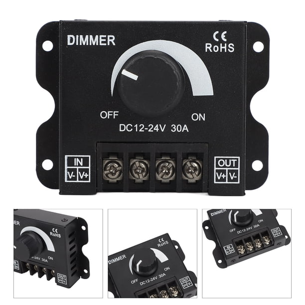 Dimmer liderado, Resistencia a la Corrosió de Atenuación Sin Escalón Pwm Tecnología de Atenuación Digital DM 12-24V Dimmer de Luz dirigido por para dormitorio para bares para el inodoro