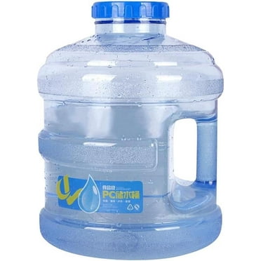 Reusable Portable Water Bottle 3 Gallon Plastic Water Bottle Jug Water Storage Container with Easy Grip Carry Handle for Home or Camping