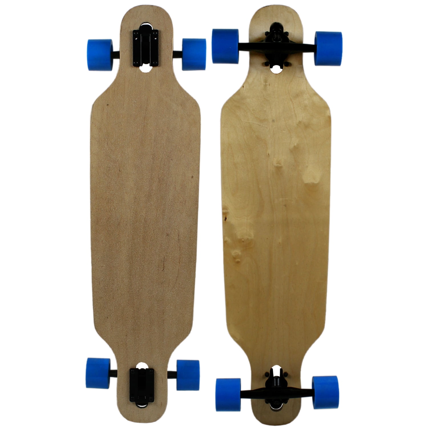 MOOSE Longboard 9.25" x 36" Drop Through Maple Complete Clear Grip 70mm