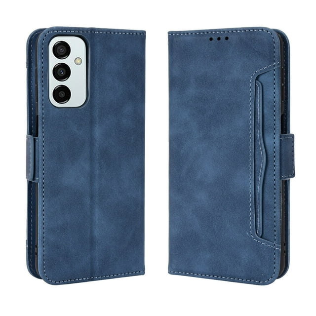 Case for Samsung Galaxy M13 4G Cover Adjustable Detachable Card Holder Magnetic closure Leather Wallet Case