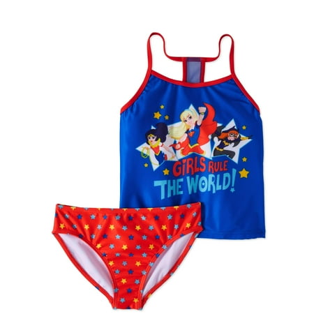 DC Super Hero Girls 2 Piece Swimsuit