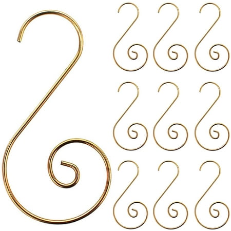 

Dinheiro 120 PCS Ornament Hooks Tree S-Hooks Ornament Hanger Metal Wire Hanging Hook for Tree Balls Party Decorations